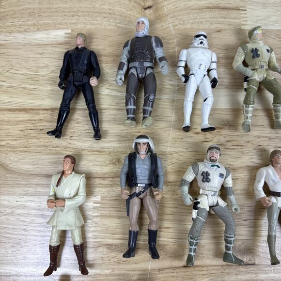What are the prices for vintage Star Wars action figures  Vintage Lot Of 19 1990s Kenner Star Wars Action Figures 4”